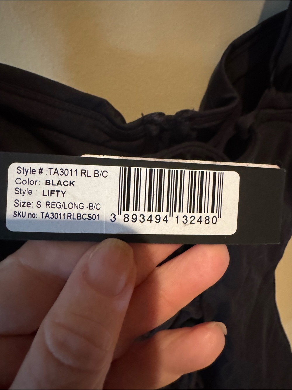TA3 Black Sculpting One-Piece Bathing suit - Picture 3 of 4